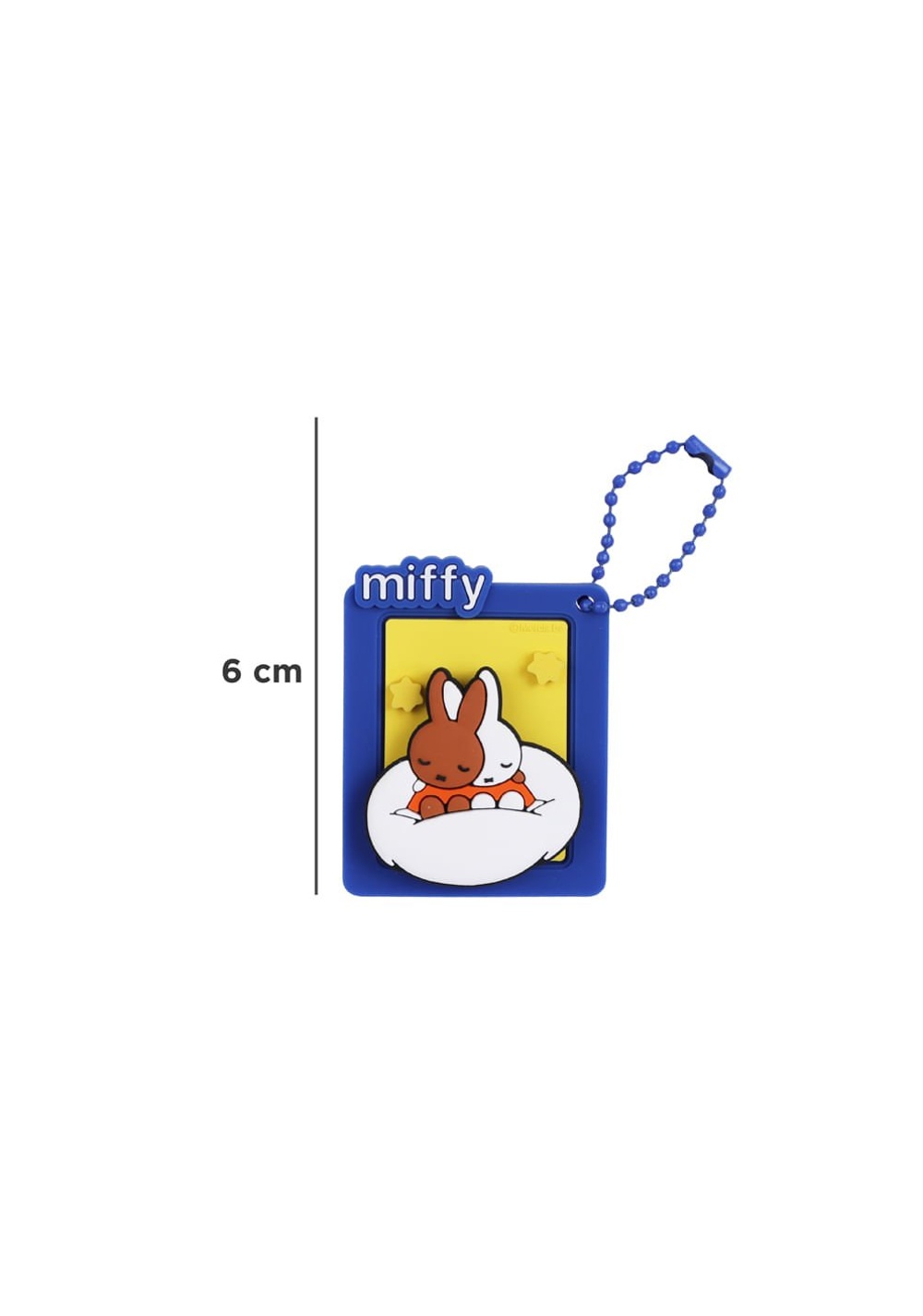 Llavero Decorativo Minidots Sintético Azul 6 Cm Miffy Miniso Unisex - Vista 5