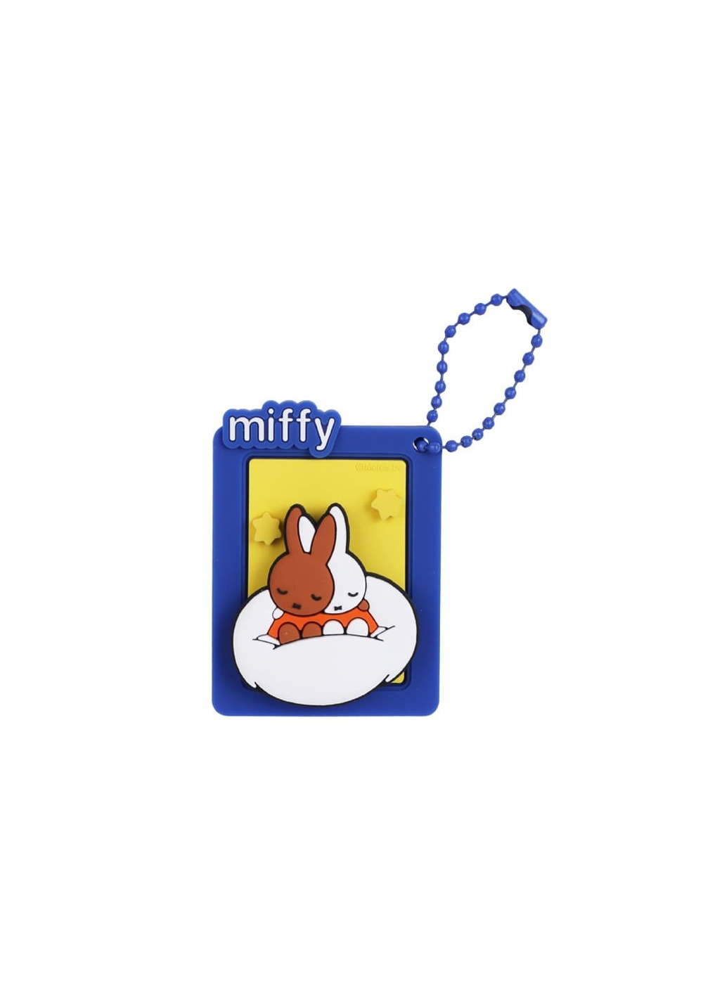 Llavero Decorativo Minidots Sintético Azul 6 Cm Miffy Miniso