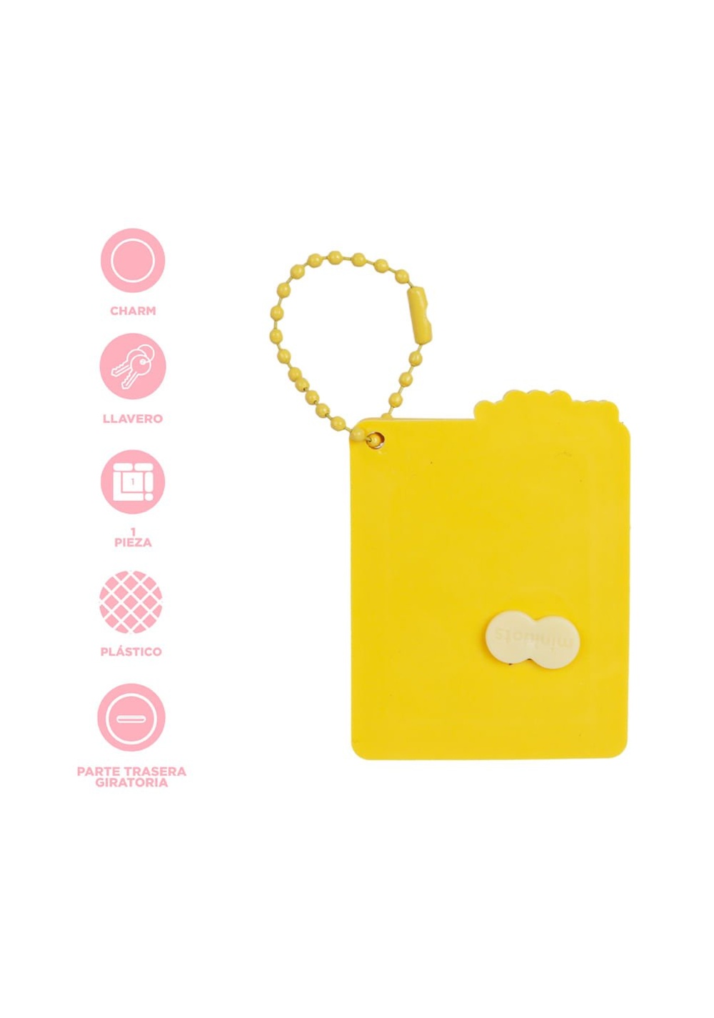 Llavero Decorativo Minidots Sintético Miniso Unisex - Vista 4
