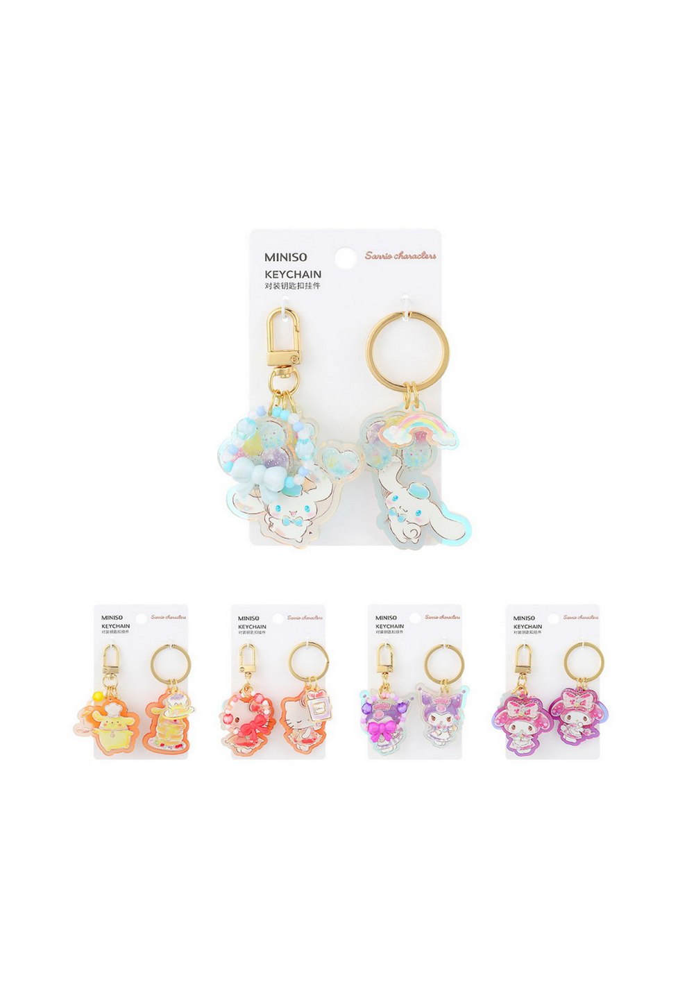 Llavero Elegante de Personajes de Sanrio Miniso