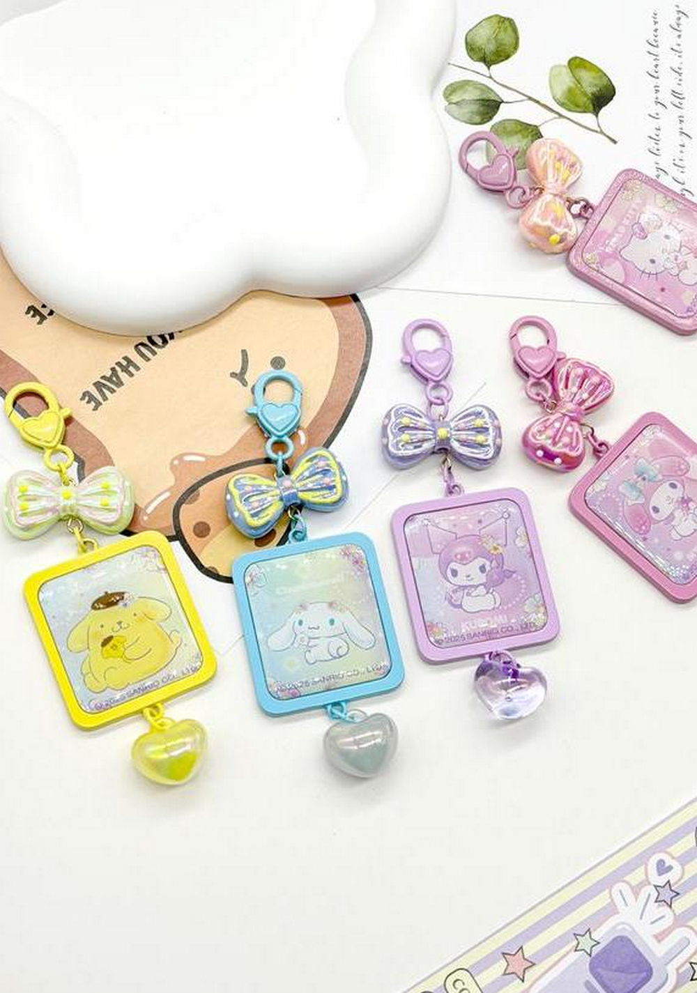 Llavero con Marco de Metal Hello Kitty Miniso