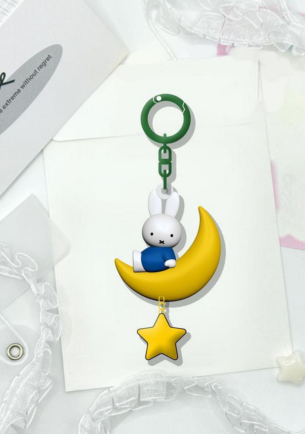 Llavero Miff con Colgante de Estrella Miniso