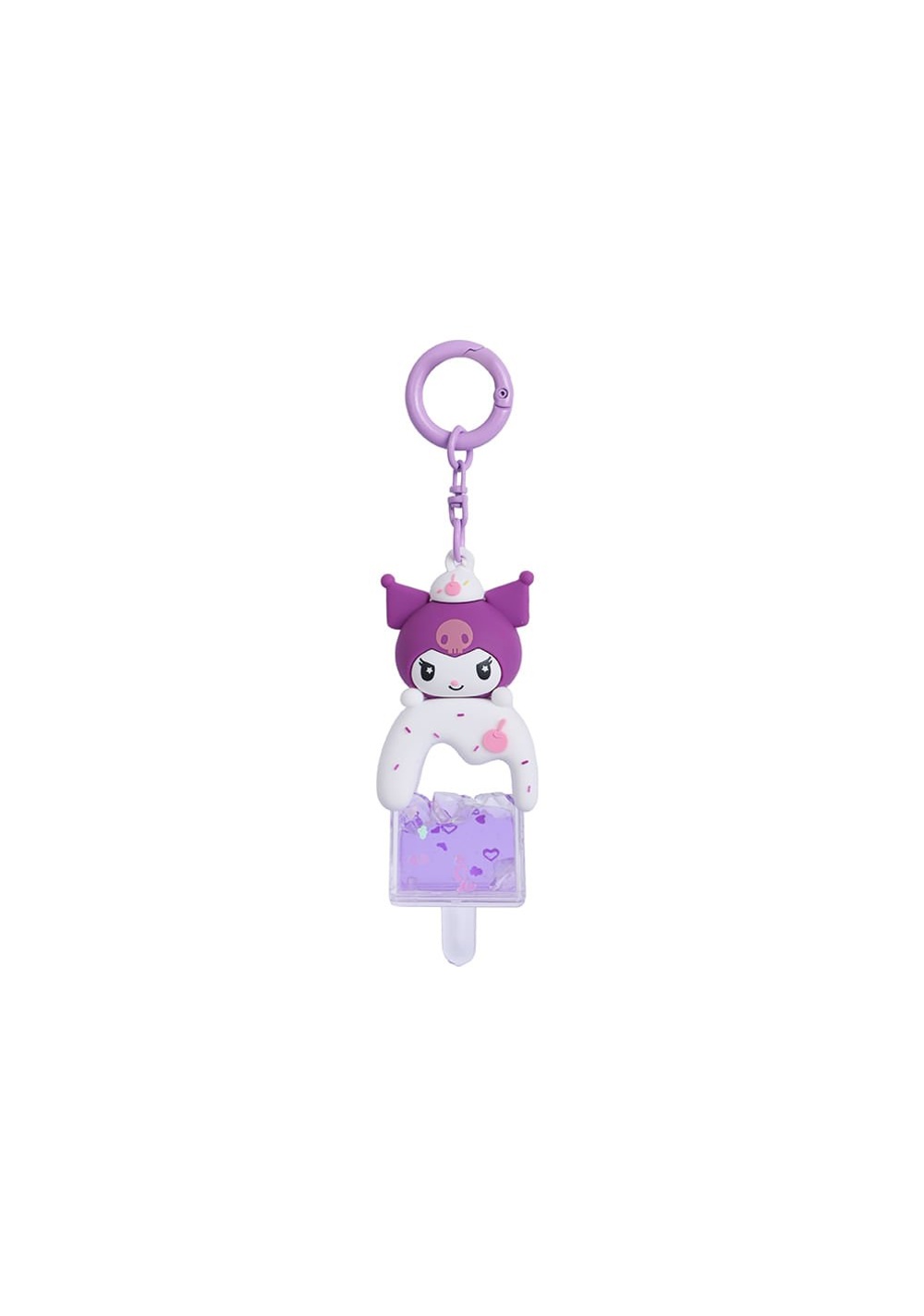 Llavero Paleta Líquida Sintético 10 Cm 14 Kuromi Miniso