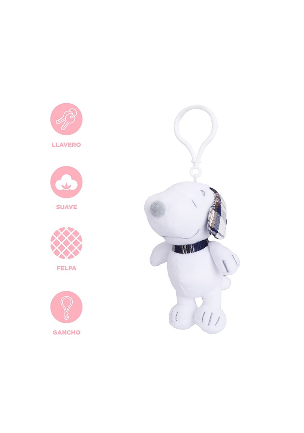 Llavero de Peluche 15 Cm 21 Snoopy Miniso Unisex - Vista 4