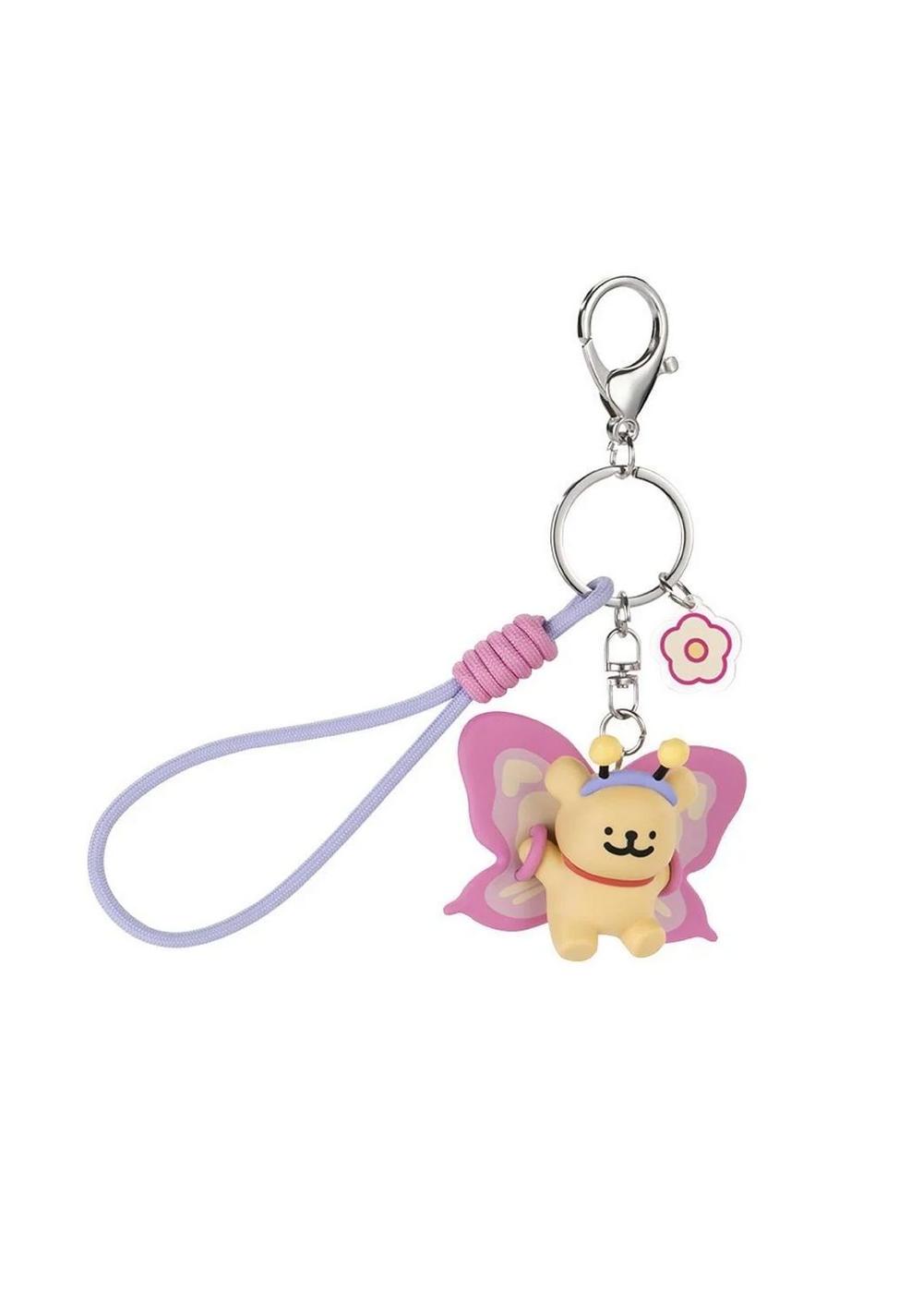 Llavero Retriever Mariposa Miniso