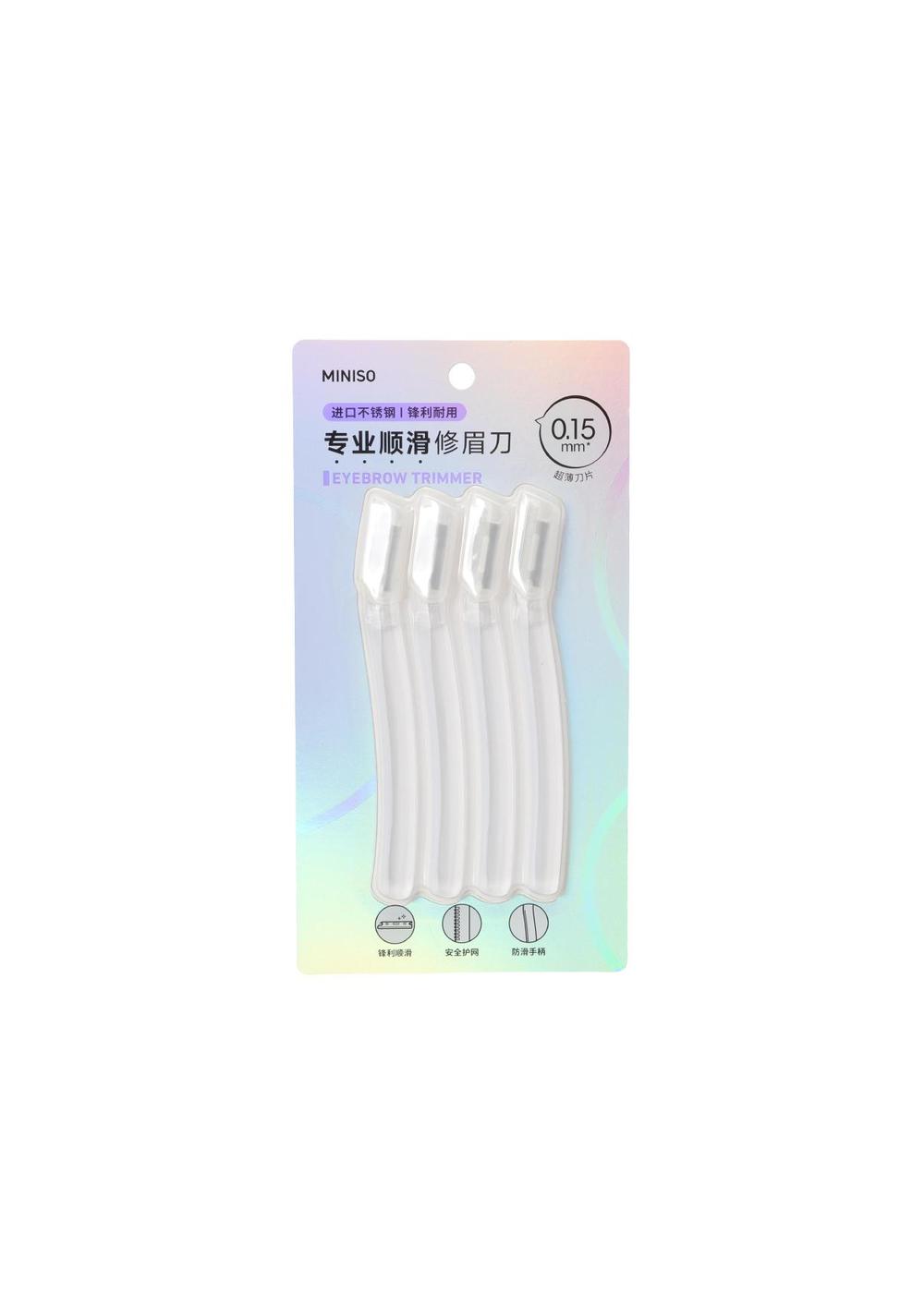 Maquinillas de Afeitar para Cejas 4 Piezas Clásica Miniso