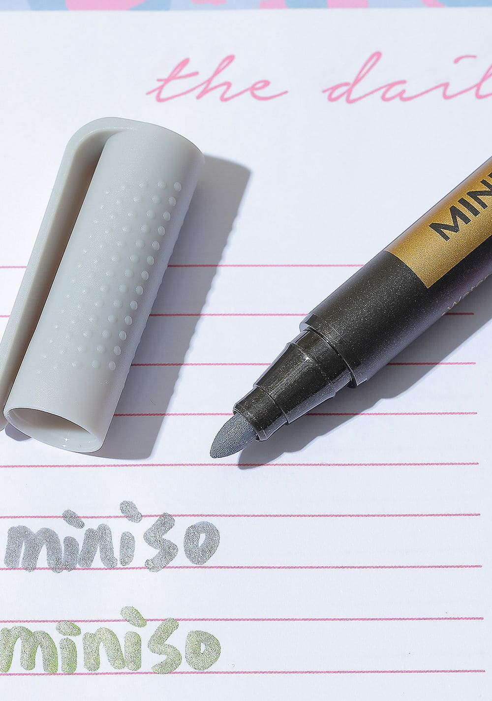 Marcador a Base de Agua Efecto Metálico Miniso Unisex - Vista 4