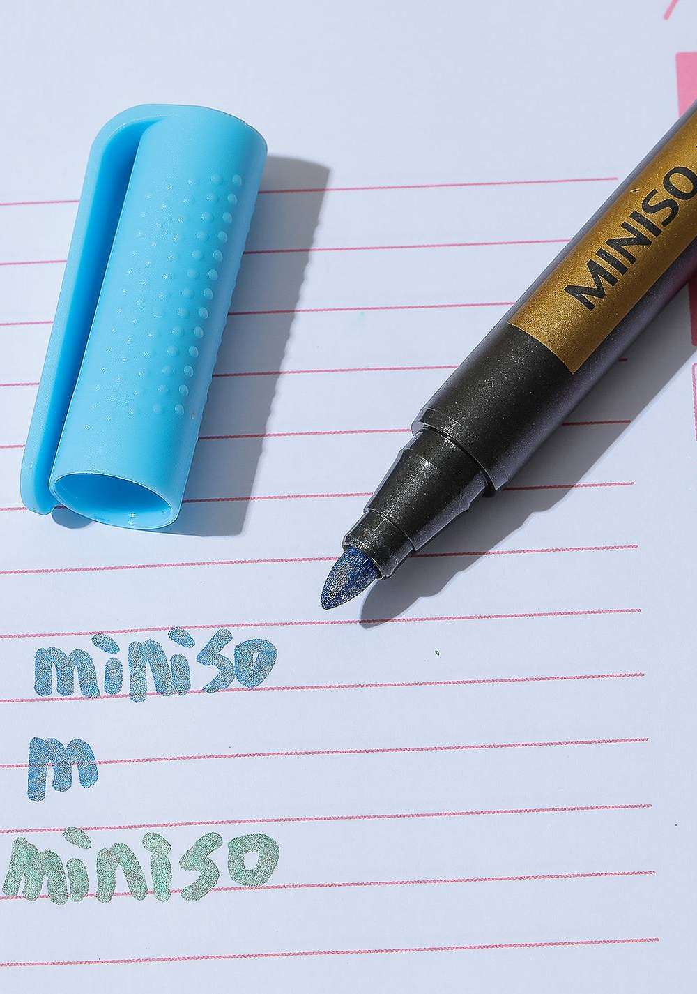 Marcador a Base de Agua Efecto Metálico Miniso Unisex - Vista 4