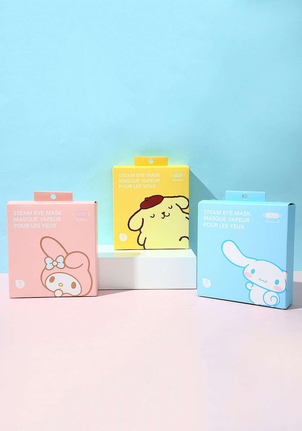 Máscara de Ojos Sanrio (pomelo, 5 Piezas) Miniso Unisex - Vista 3