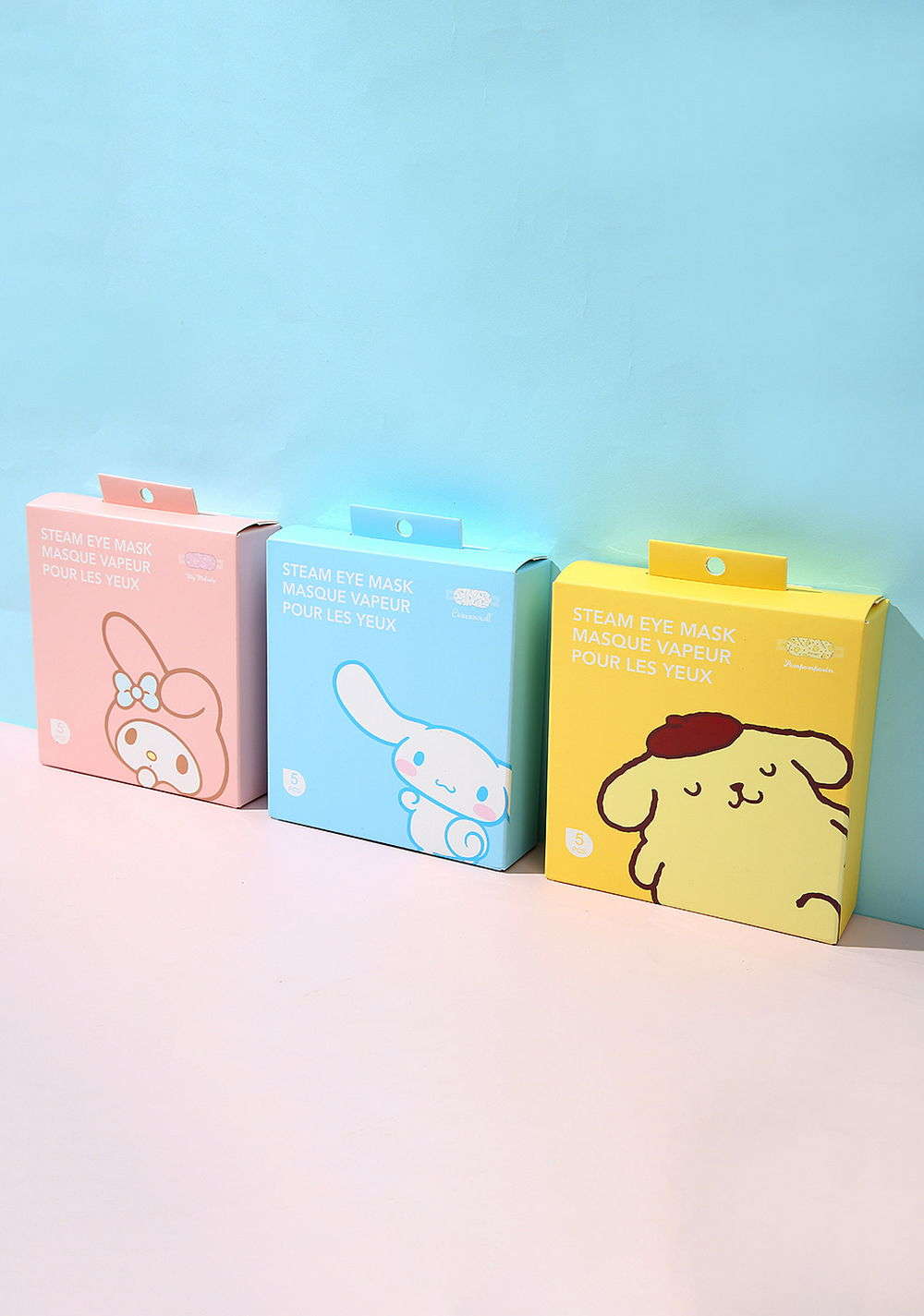 Máscara de Ojos Sanrio (pomelo, 5 Piezas) Miniso Unisex - Vista 4