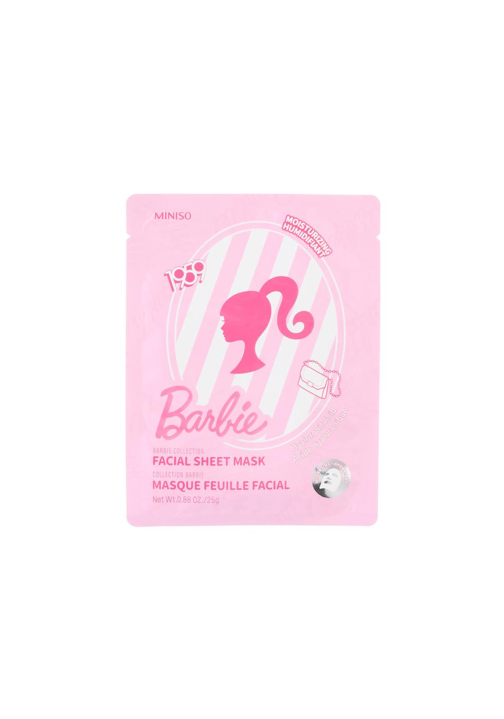 Mascarilla Facial con Ácido Hialurónico Barbie Miniso