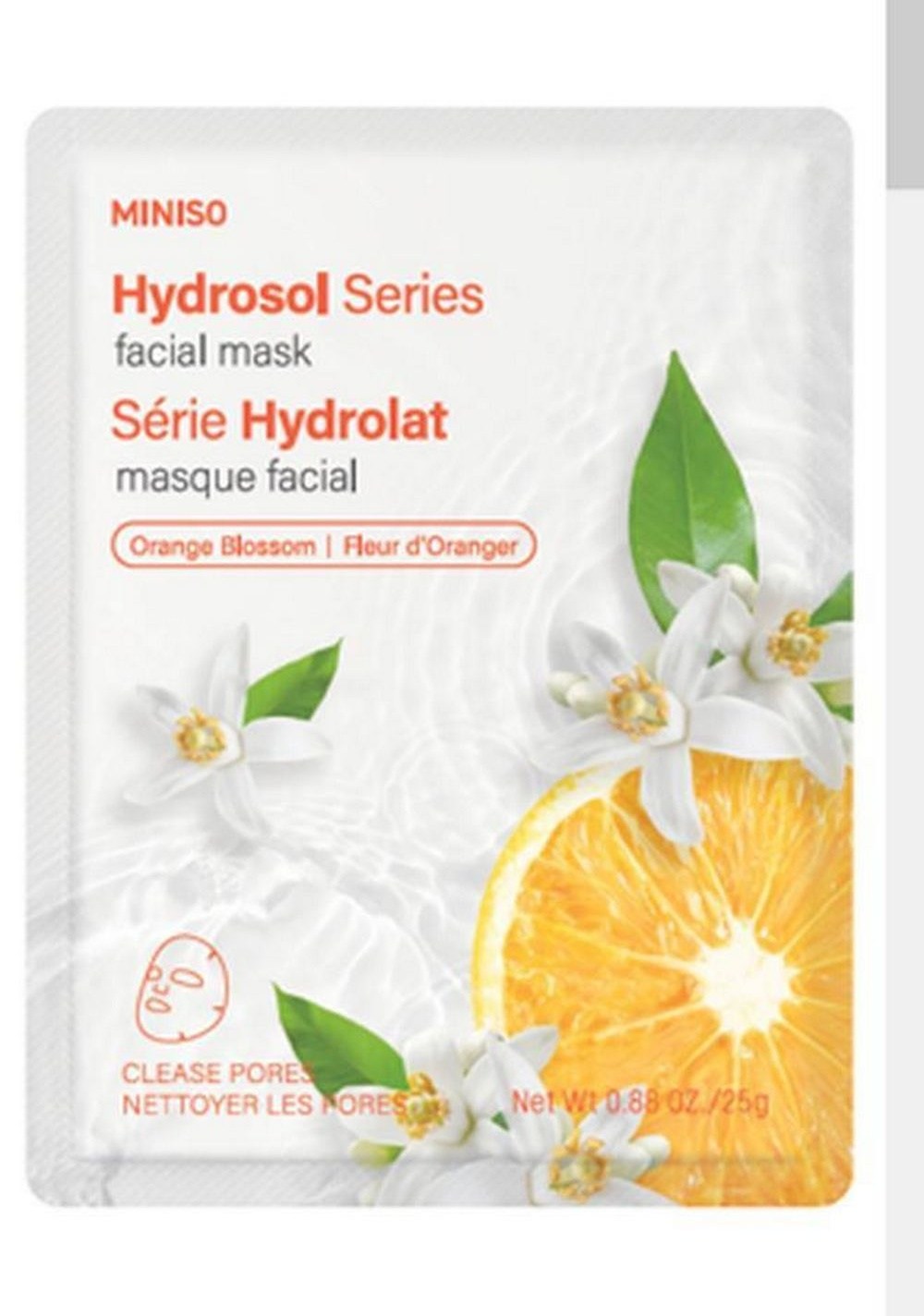 Mascarilla Facial con Extracto Vegetal (neroli) Miniso