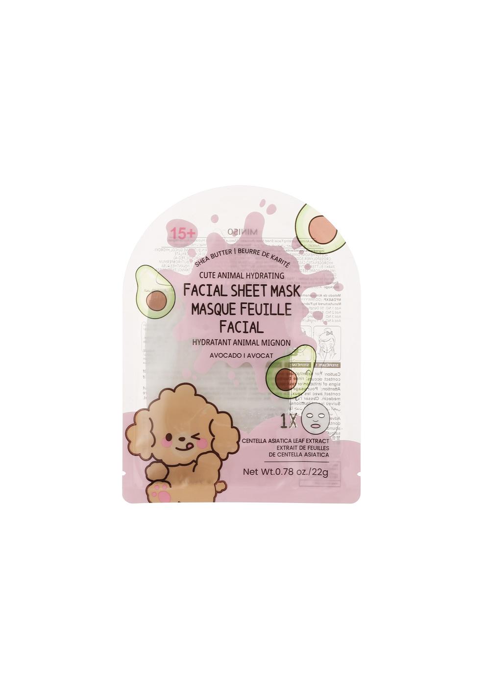 Mascarilla Facial Hidratante Animal Cute (aguacate) Miniso