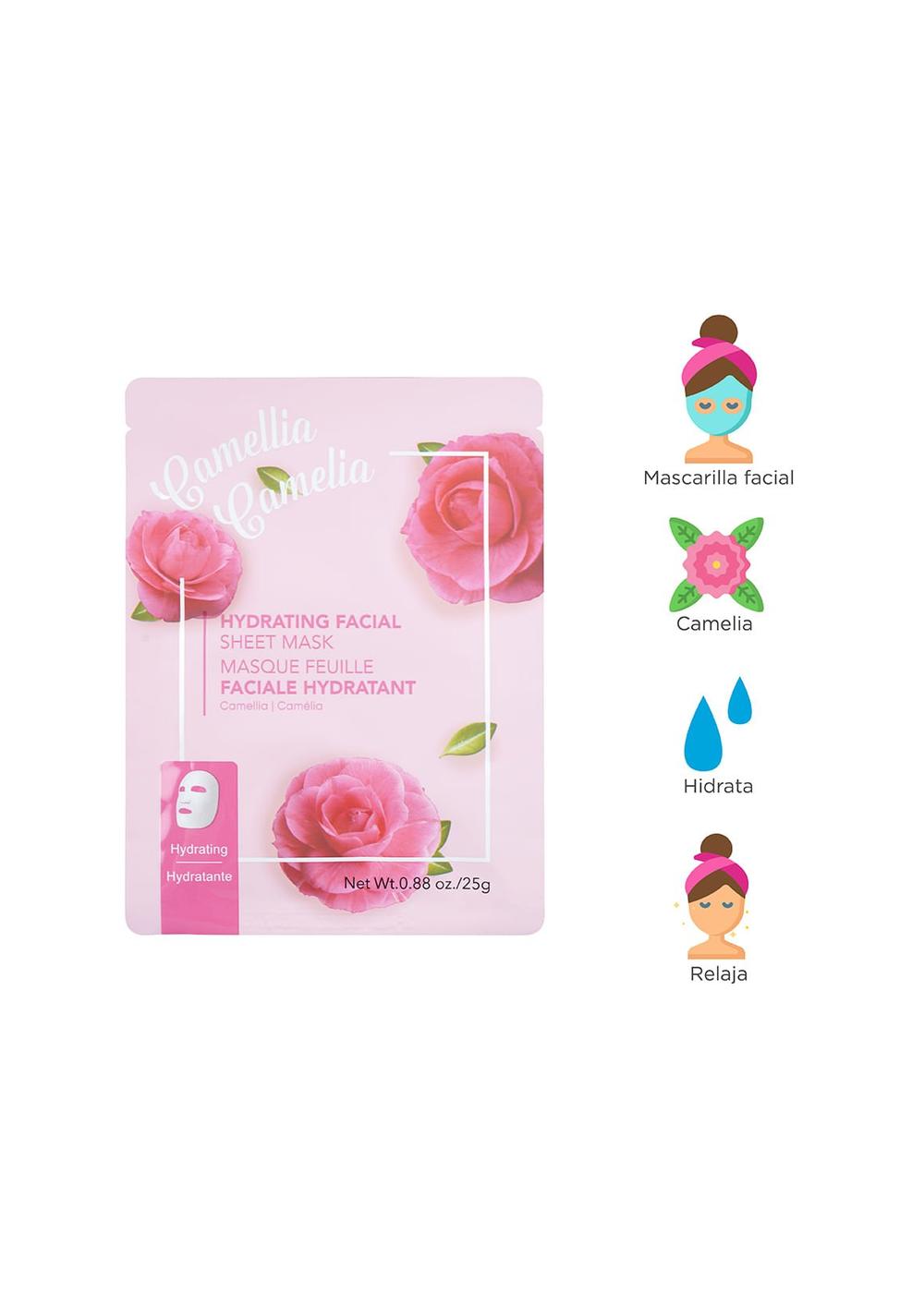 Mascarilla Facial Hidratante de Camelia Miniso para Mujer - Vista 3