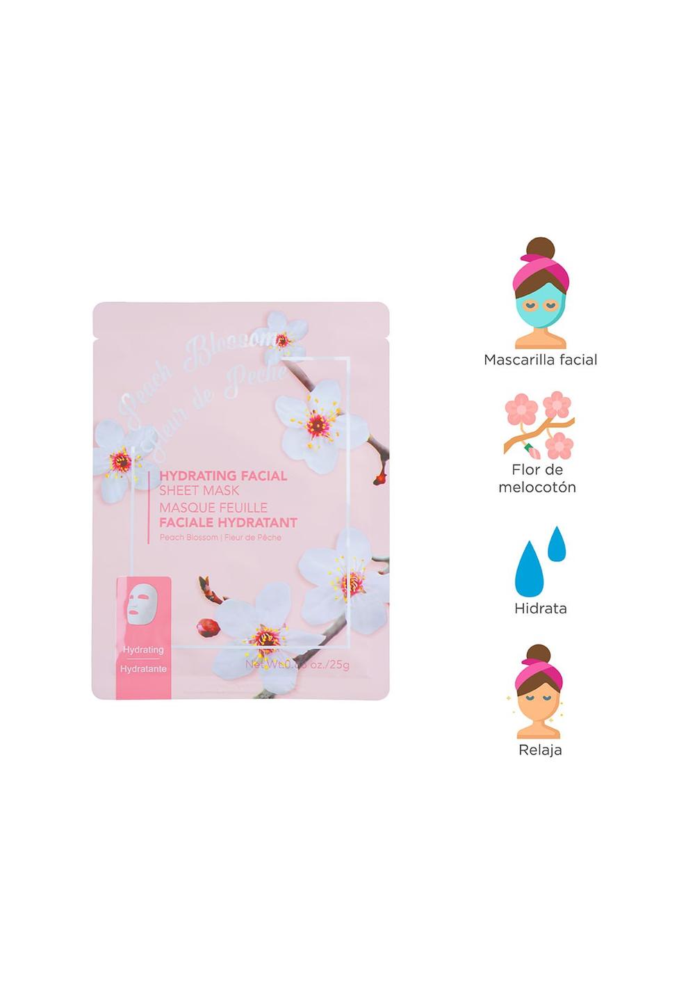 Mascarilla Facial Hidratante de Flor de Durazno Miniso para Mujer - Vista 3