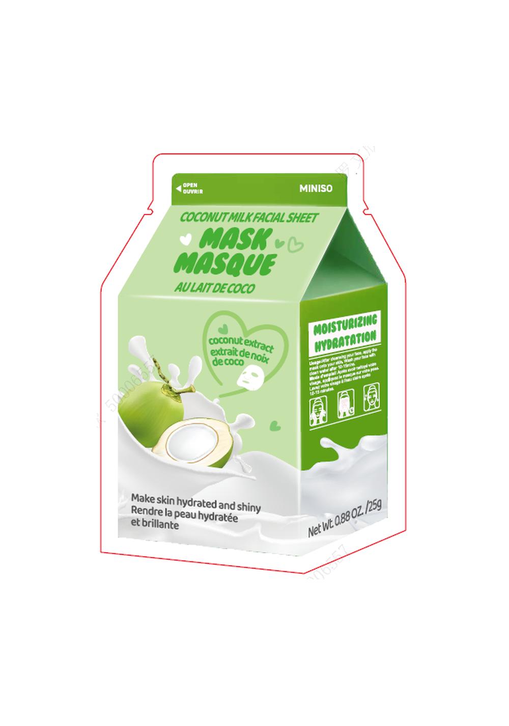 Mascarilla Facial de Leche de Coco Miniso