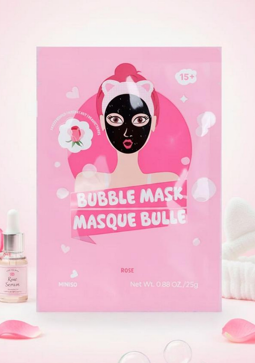 Mascarilla Facial de Rosas Miniso Unisex - Vista 3