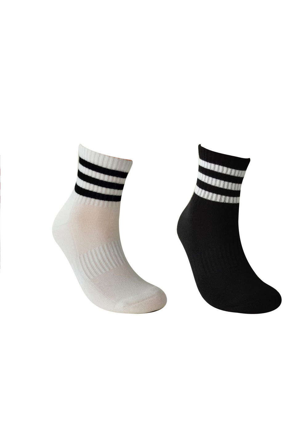 Medias Deportivas con Rayas Terry 2 Pares Miniso
