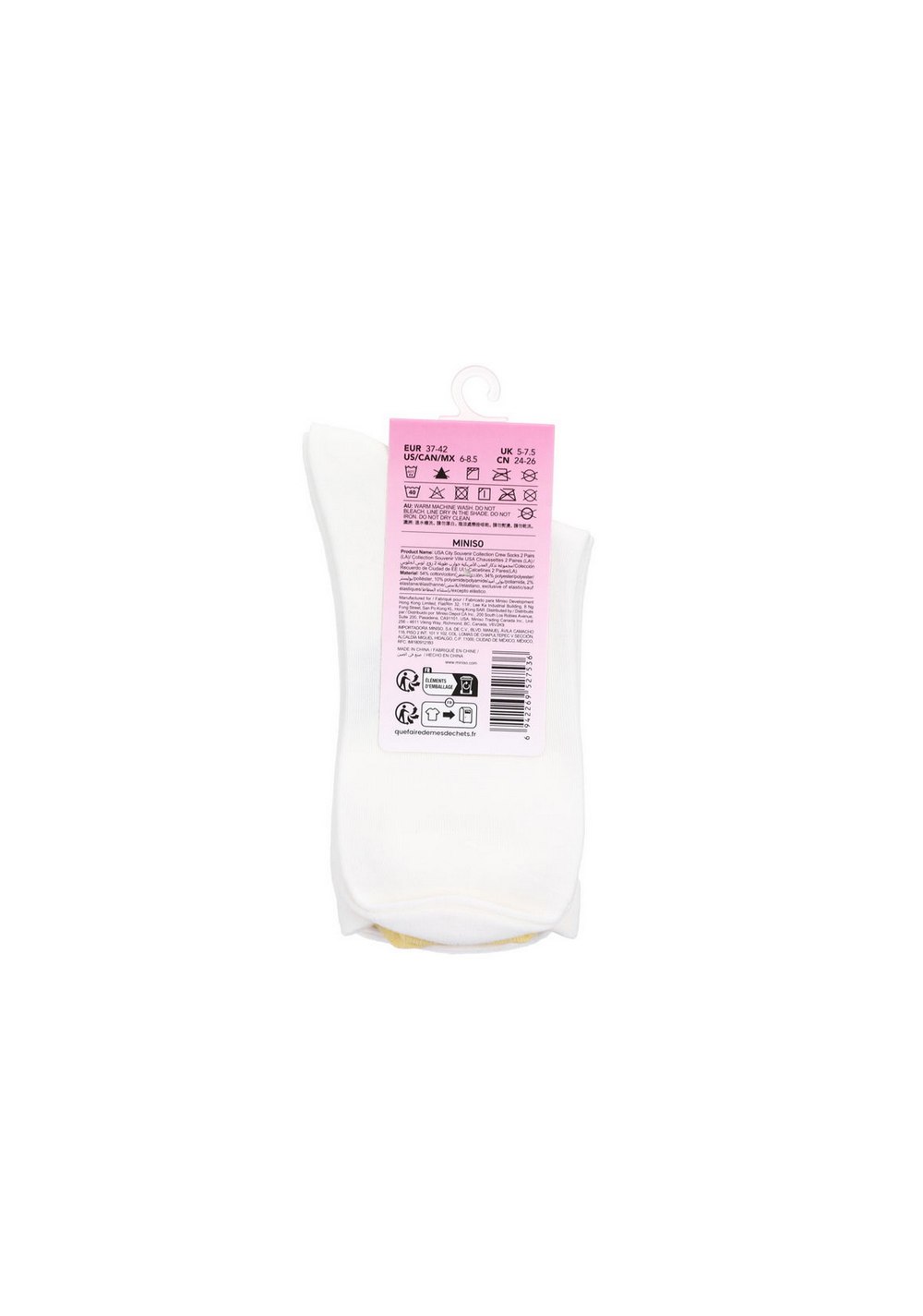 Medias Deportivas Usa City Miniso para Mujer - Vista 3