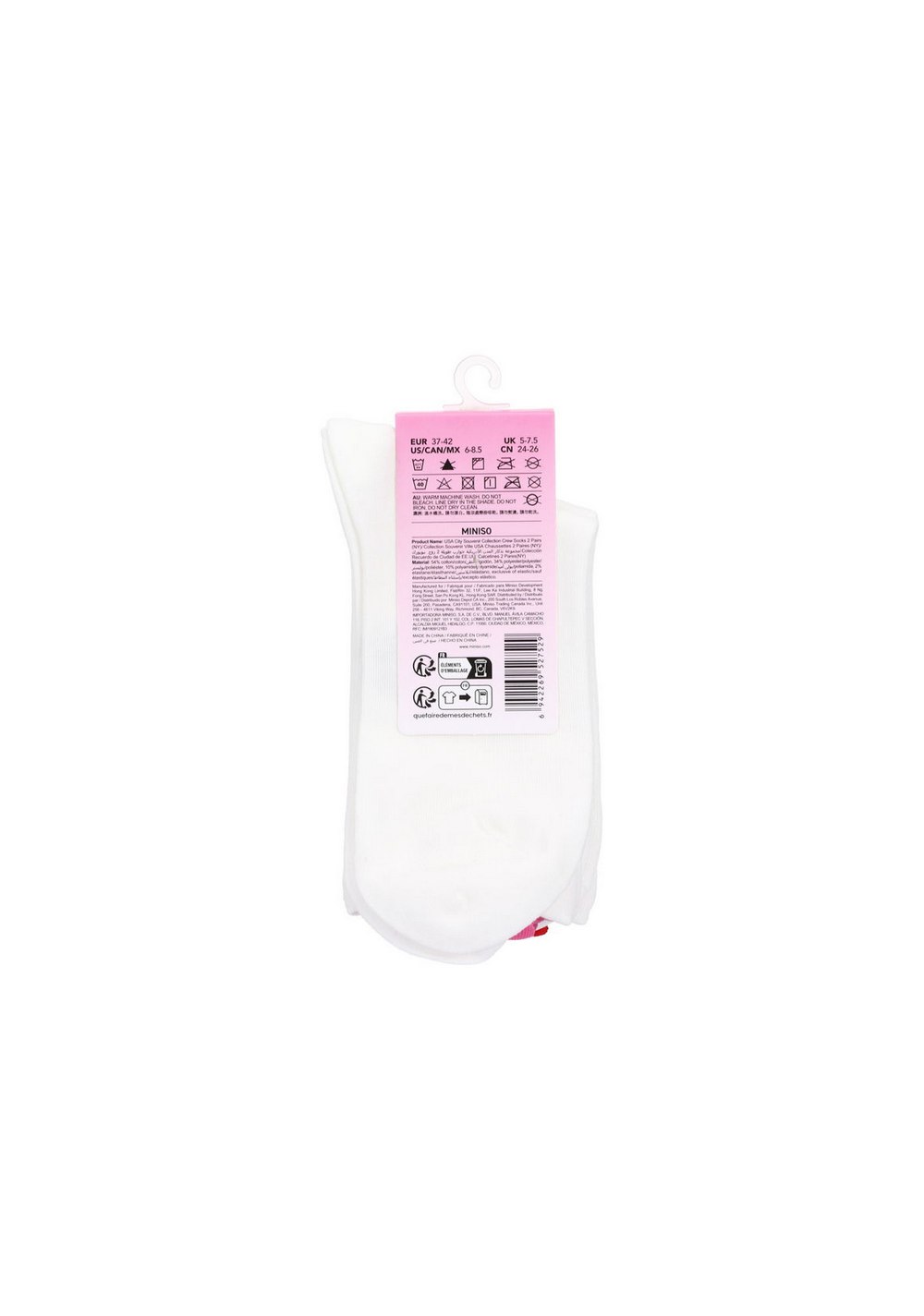 Medias Deportivas Usa City Souvenir Collection Miniso para Mujer - Vista 3