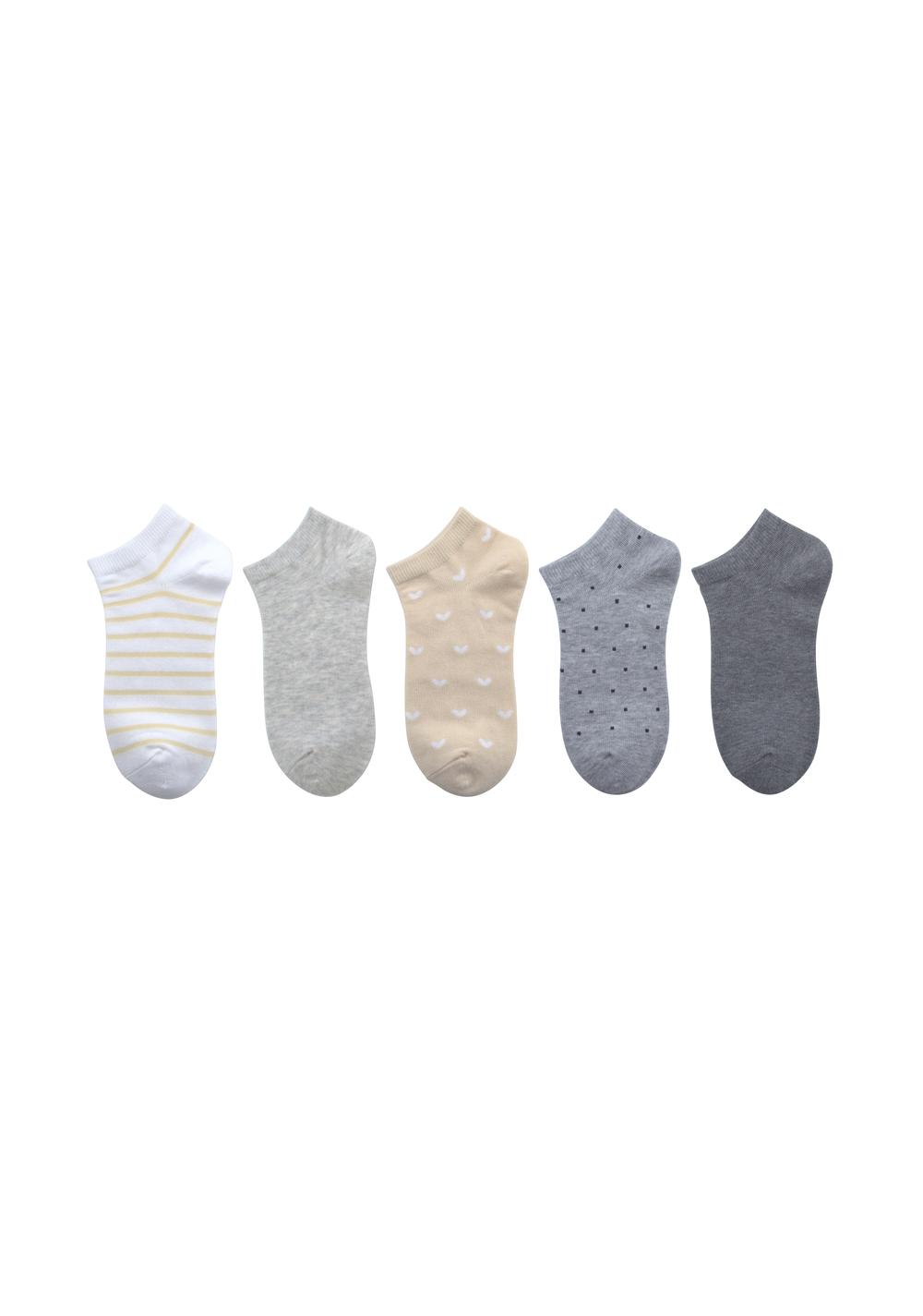 Medias Tobilleras (5 Pares) Miniso