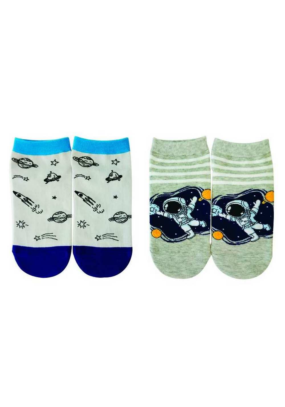 Medias Tobilleras Colección Astronaut (2 Pares) Miniso