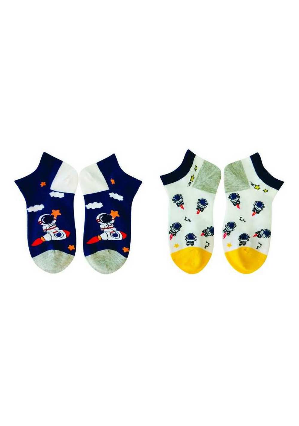 Medias Tobilleras Colección Astronaut (2 Pares) Miniso