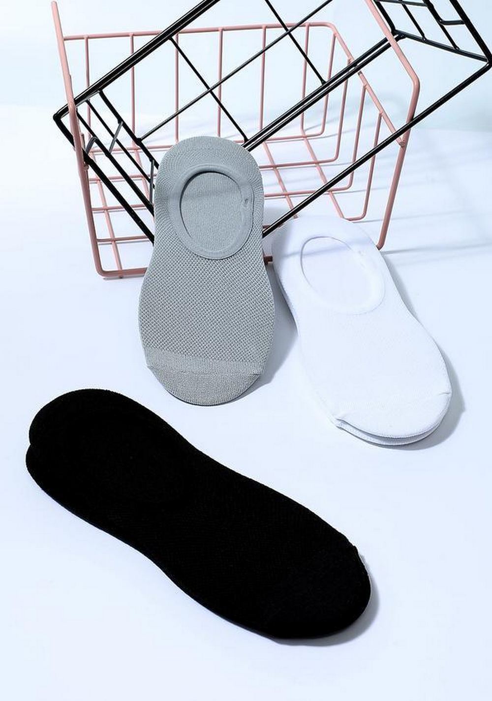 Medias Tobilleras de Malla 5 Pares Miniso Unisex - Vista 3