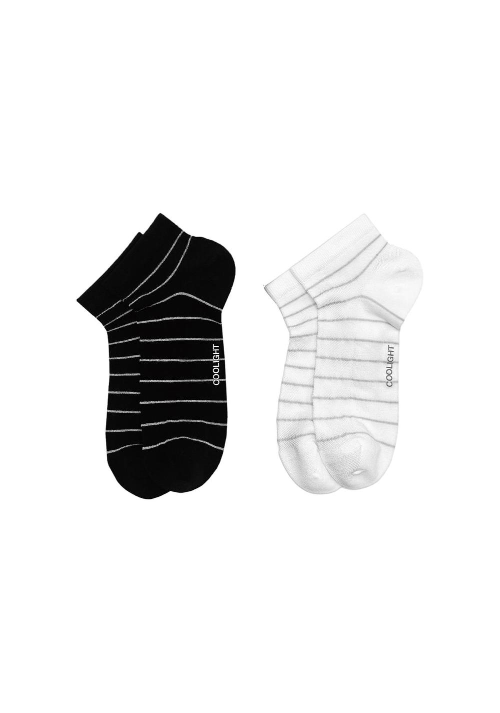 Medias Tobilleras a Rayas 2 Pares Miniso