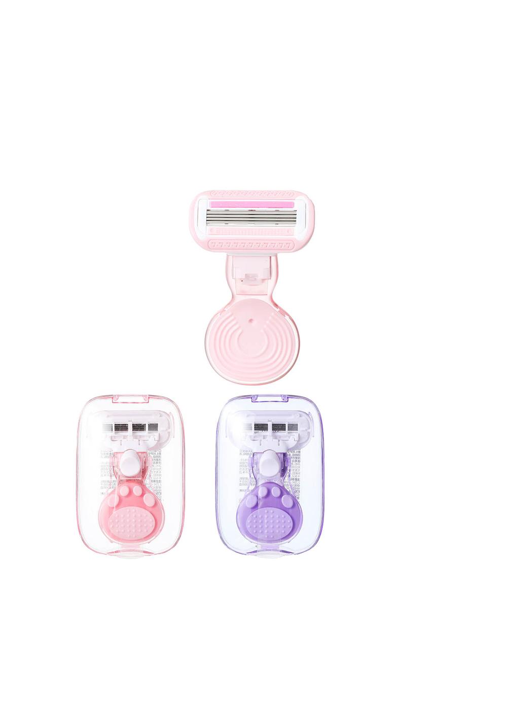 Mini Afeitadora de 4 Hojas (con Contenedor) Miniso