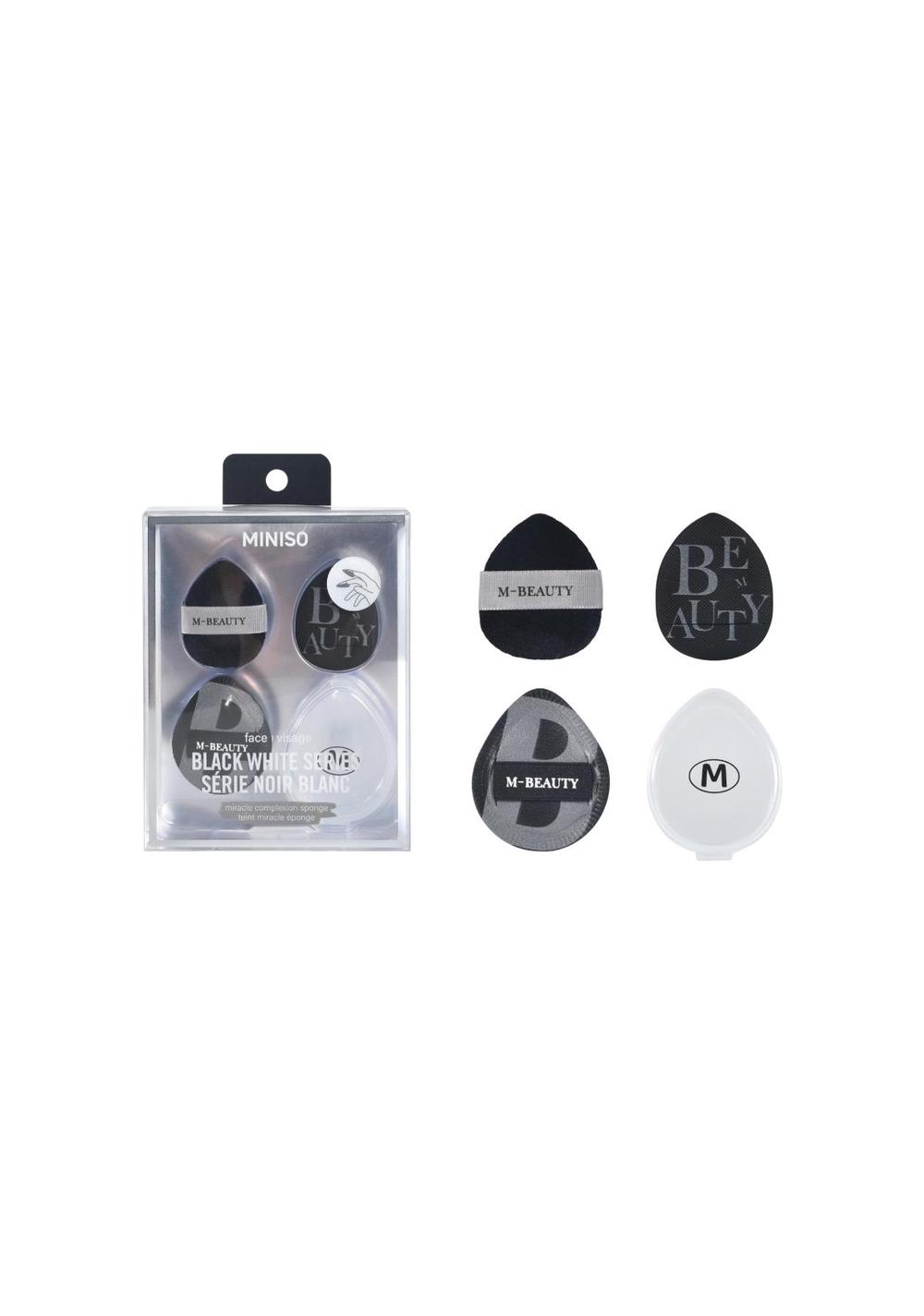 Mini Borlas para Maquillaje con Estuche Clásico Miniso