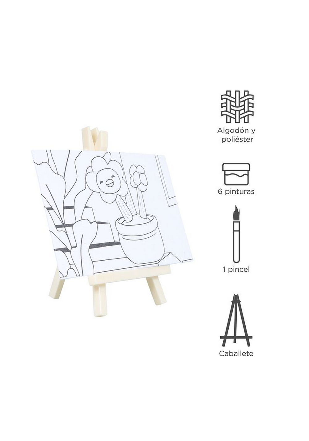 Mini Kit de Pintura Miniso Unisex - Vista 6