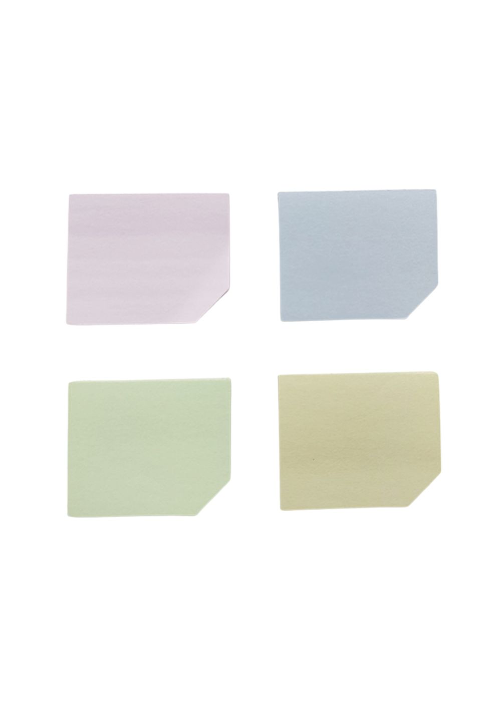 Mini Notas Adhesivas 4 Colores 5 Caras X 30 Hojas Miniso