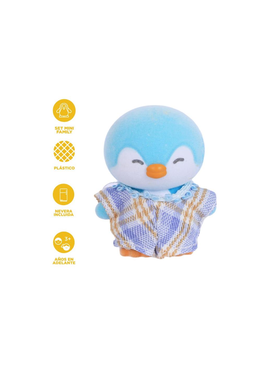 Mini Set de Peluche y Nevera Pen Family Miniso Unisex - Vista 3