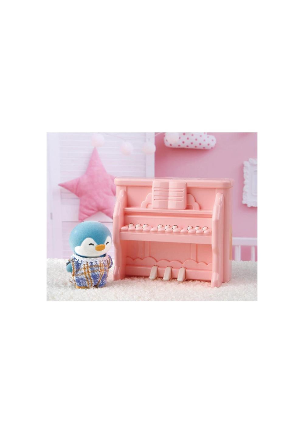 Mini Set de Peluche y Piano Pen Family Miniso
