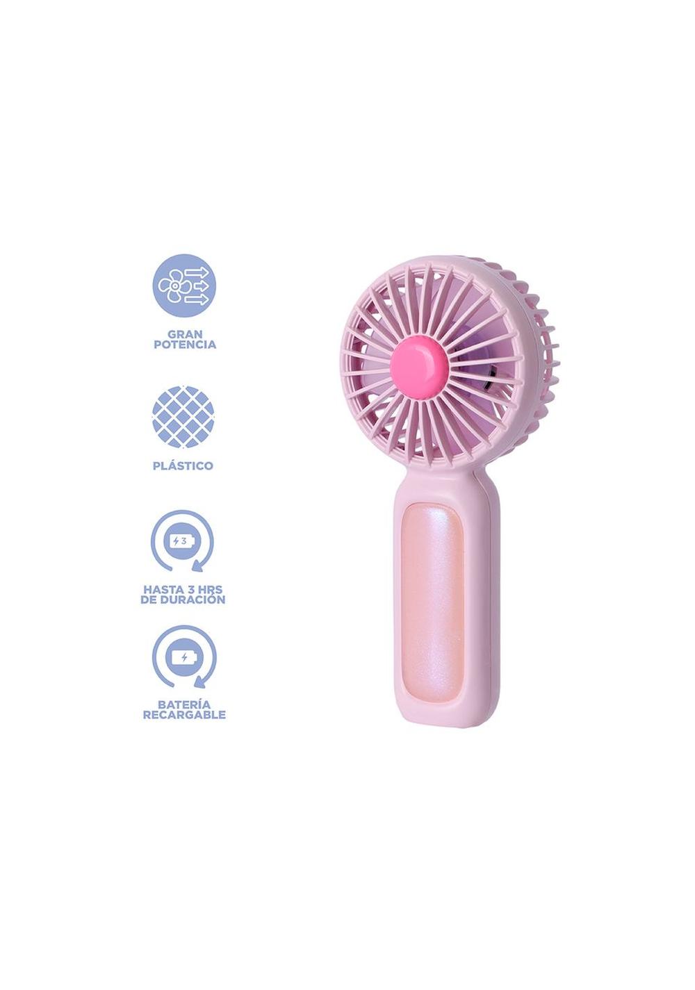 Mini Ventilador de Mano Recargable Miniso Unisex - Vista 3