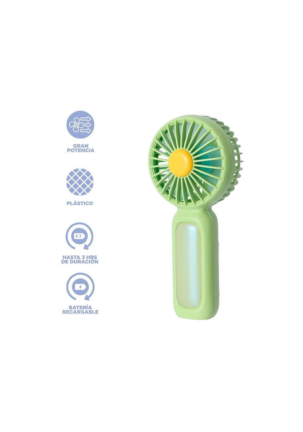 Mini Ventilador de Mano Recargable Miniso Unisex - Vista 3