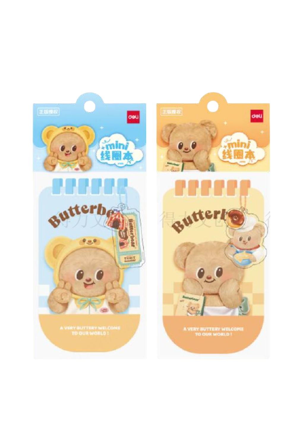 Minilibreta Encuadernada en Alambre Butterbear Miniso