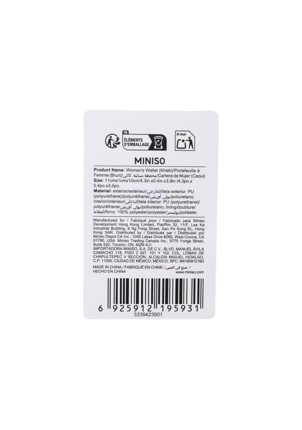 Monedero con Broche Miniso para Mujer - Vista 5