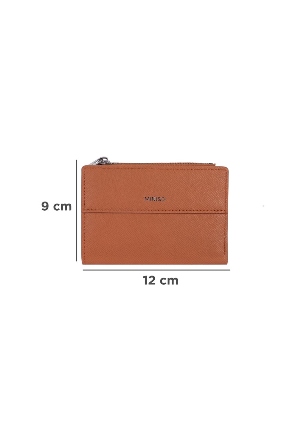 Monedero Café 12 X 9 2 Cm Miniso para Mujer - Vista 6