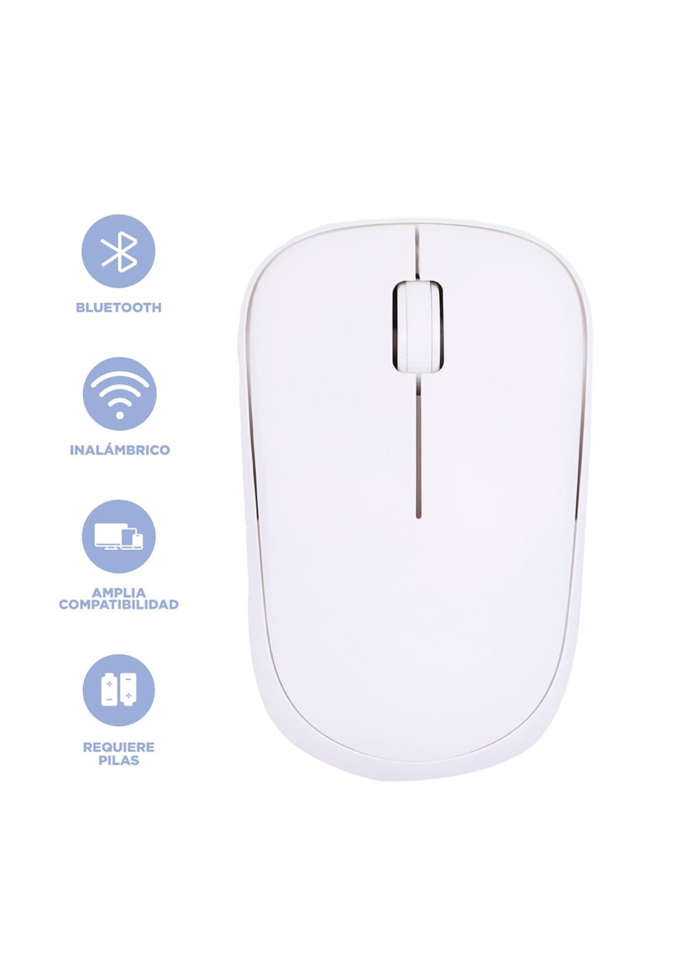 Mouse Inalámbrico Sintético Macaron Miniso Unisex - Vista 3