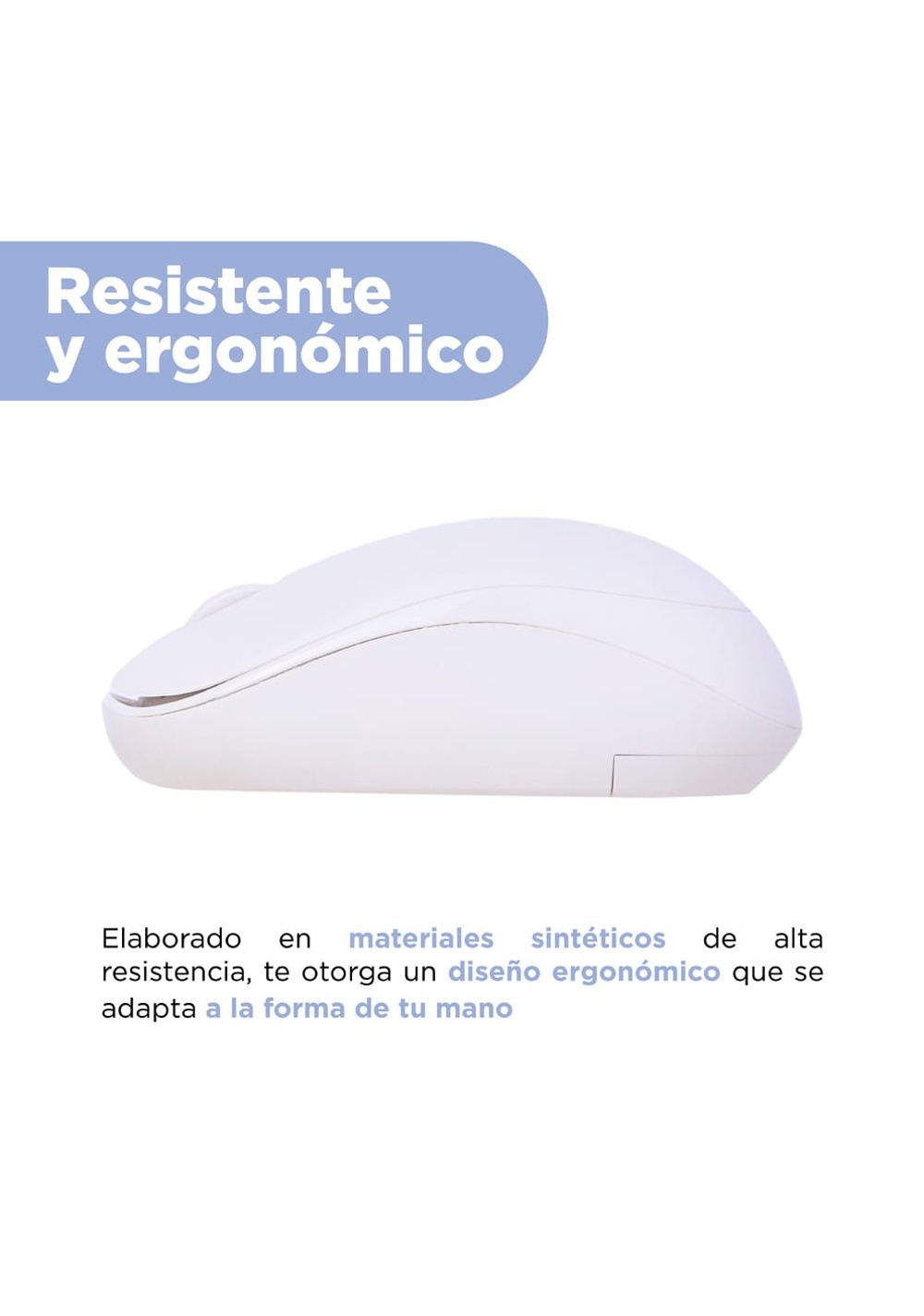 Mouse Inalámbrico Sintético Macaron Miniso Unisex - Vista 4