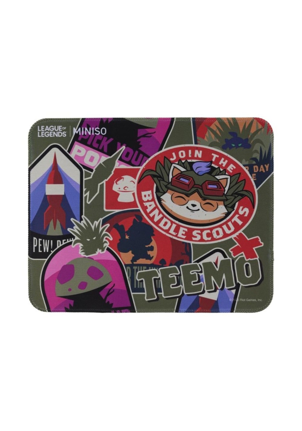 Mouse Pad Teemo Colección League Of Legends Miniso