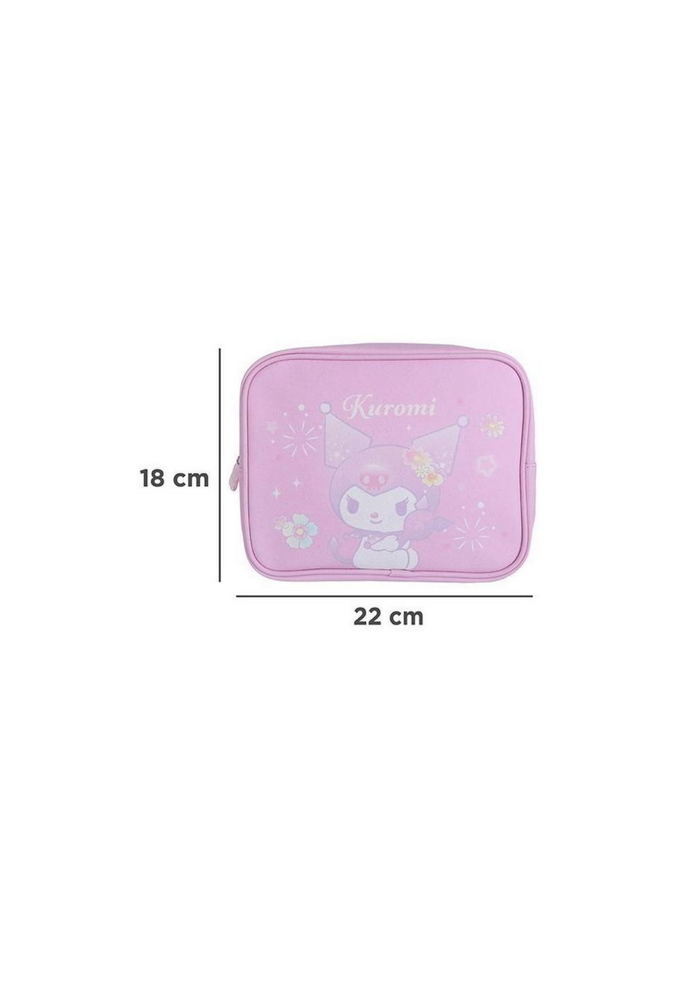 Neceser Colección Kuromi Flower Language Sanrio Miniso Unisex - Vista 5