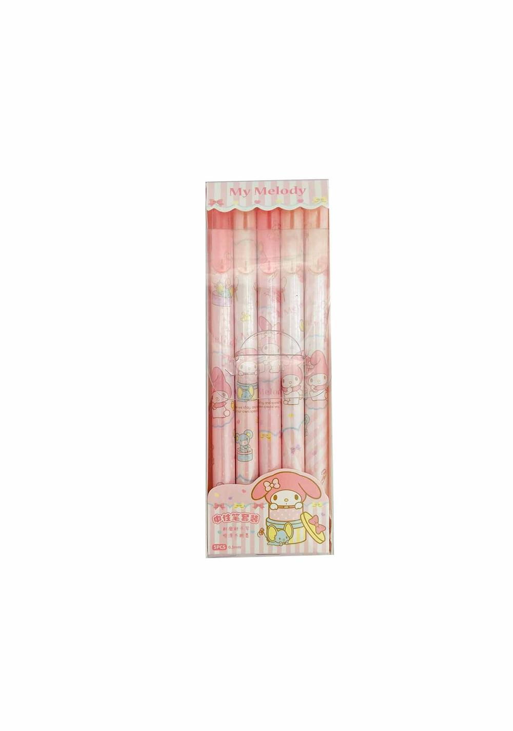 Pack de 5 Bolígrafos My Melody 0. Mm Sanrio Miniso