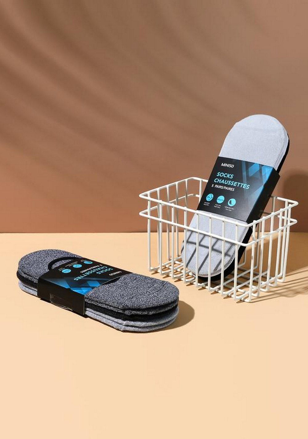 Pack 5 Medias Tobilleras Miniso para Hombre - Vista 11