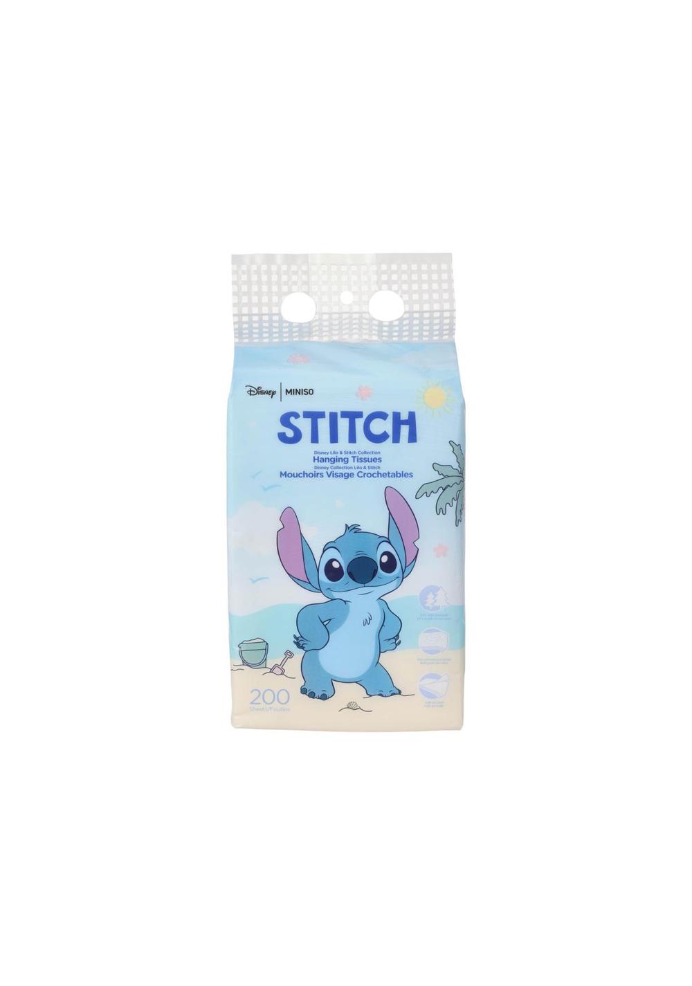 Pañuelos Colgantes 200 Hojas Lilo & Stitch Disney Miniso
