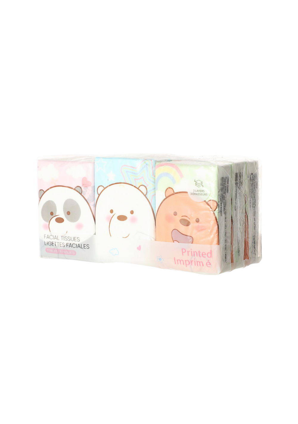 Pañuelos Faciales Colección We Bare Bears Miniso Unisex - Vista 3