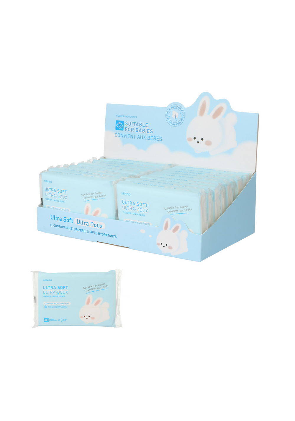 Pañuelos Q Pack Ultra Suaves (40 Miniso