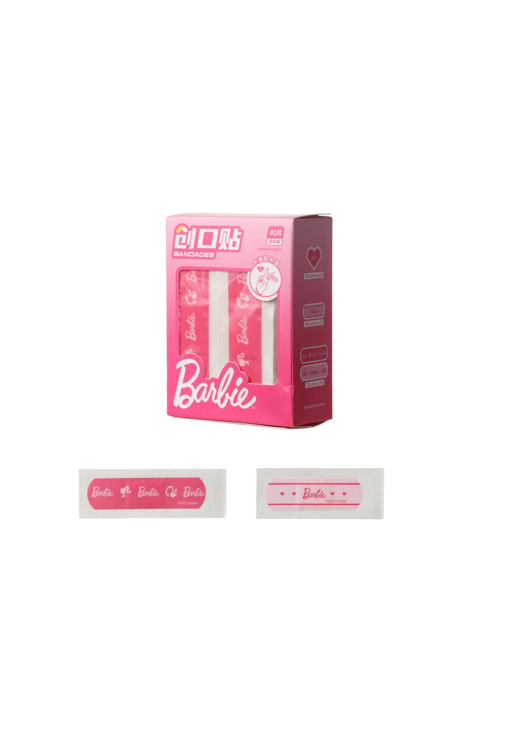 Paquete de Banditas Adhesivas Barbie 40 Piezas Miniso